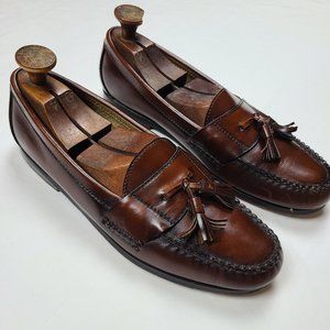 Cole Haan loafers tassel leather brown size 11.5